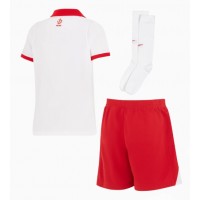 Camisa de time de futebol Polónia Replicas 1º Equipamento Infantil Europeu 2024 Manga Curta (+ Calças curtas)